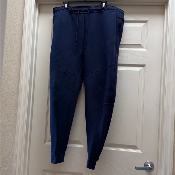 NIKE FLEECE JOGGERS SLIM FIT BLUE - XXL - Picture 8 of 10